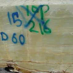 Blocco di marmo Onice verde