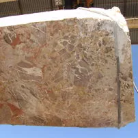 Block of red Macchiavecchia marble