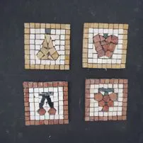 Tumbled marble frames