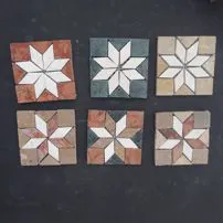 Tumbled marble frames