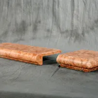 Element for covering stairs or windowsills in antique marble