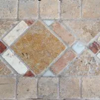 Burattato 10x10x1 di marmo vari colori
