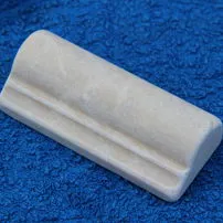 Tumbled Botticino marble bull