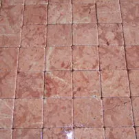 Marmo burattato 10 x 10 x 1 Rosso Asiago