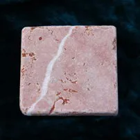 Marmo burattato 10 x 10 x 1 Rosso Asiago