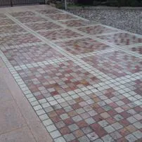Burattato 10x10x1 di marmo vari colori