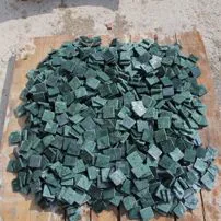 Green marble tumbled