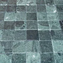 Green marble tumbled
