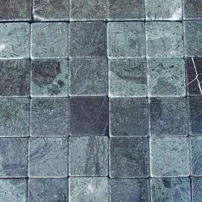 Green marble tumbled