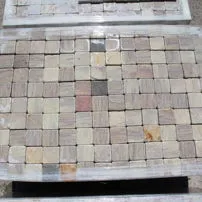 Tumbled and antiqued marble