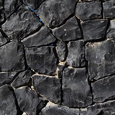 Muro in Basalto nero