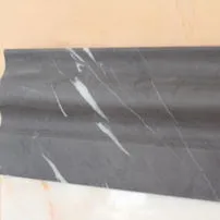 Cornice a Nastro per bagno in marmo in grafite