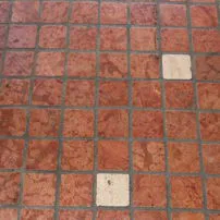 Marmo burattato 10 x 10 x 1 Rosso Asiago