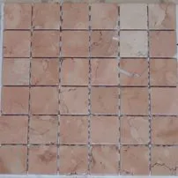 Tumbled marble 10 x 10 x 1 Rosa Perlino