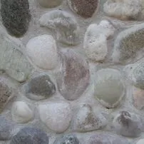 Muro di Ciottoli tranciati