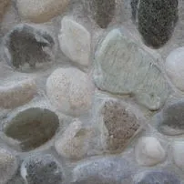 Muro di Ciottoli tranciati