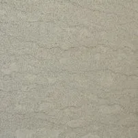 Bush-hammering of pearly coreno marble