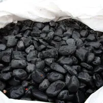 Ciottoli burattati di marmo Nero Ebanino