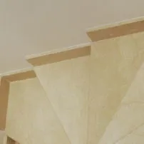 Stairs, edges, and stair skirting boards