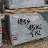 Light green Alpi marble block