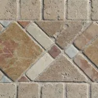 Burattato 10x10x1 di marmo vari colori