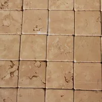 Tumbled marble 10 x 10 x 1 Rosa Perlino
