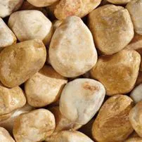 Yellow Mori marble tumbled pebbles