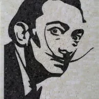 Mosaico di Salvador Dalì