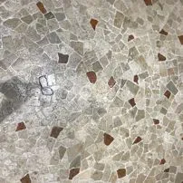Palladiana di Travertino chiaro e noce