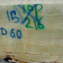 Blocco di marmo Onice verde