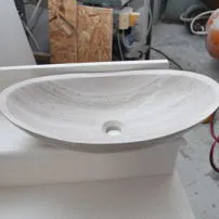 STOCK Ciotola per bagno in marmo grigio