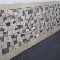 Polished marble Palladian
