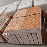 Natural split pink Persichina stone
