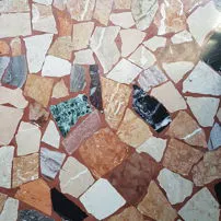 Palladiana di marmo lucida