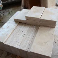 Burattato travertino grosso spessore