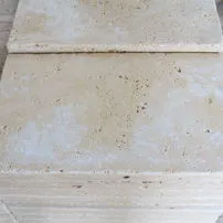 Burattato travertino grosso spessore