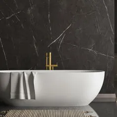 Bagno di marmo grafite dal design ineguagliabile