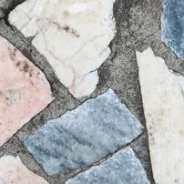 Palladiana di marmo lucida