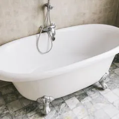 Antique style marble bathroom