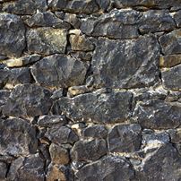Spaccato per muri in Basalto nero