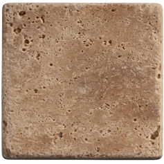 Burattato Travertino noce Scuro