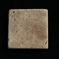 Burattato Travertino noce Scuro