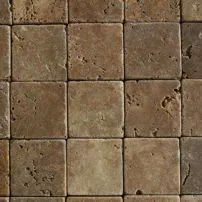 Burattato Travertino noce Scuro