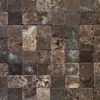 Burattato Travertino noce Scuro
