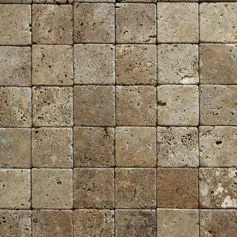 Burattato di travertino noce