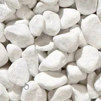 Tumbled pebbles from Carrara