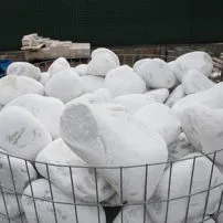 Tumbled pebbles from Carrara