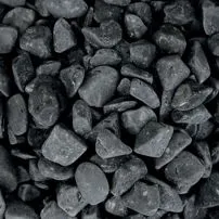 Ciottoli burattati di marmo Nero Ebanino