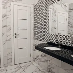 Marble bathroom Statuario<br>