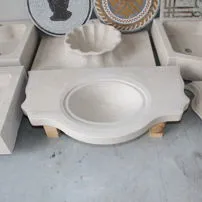 Botticino solid stone sink